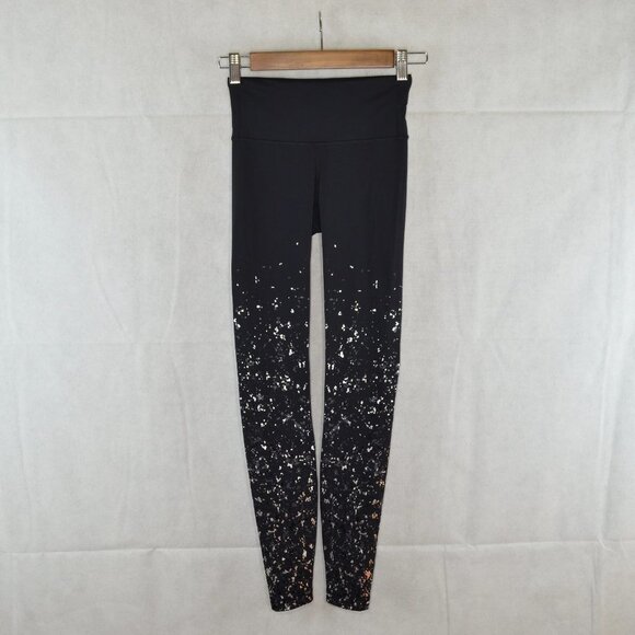 lululemon Speed Wunder Tight *Speckle Shine Size 2 in Black, Deep Coal & Silver - Picture 2 of 4